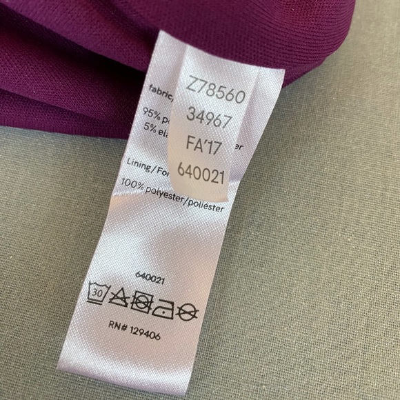 VENUS Ruched Body Con Dress XS Fuchsia - Picture 6 of 9